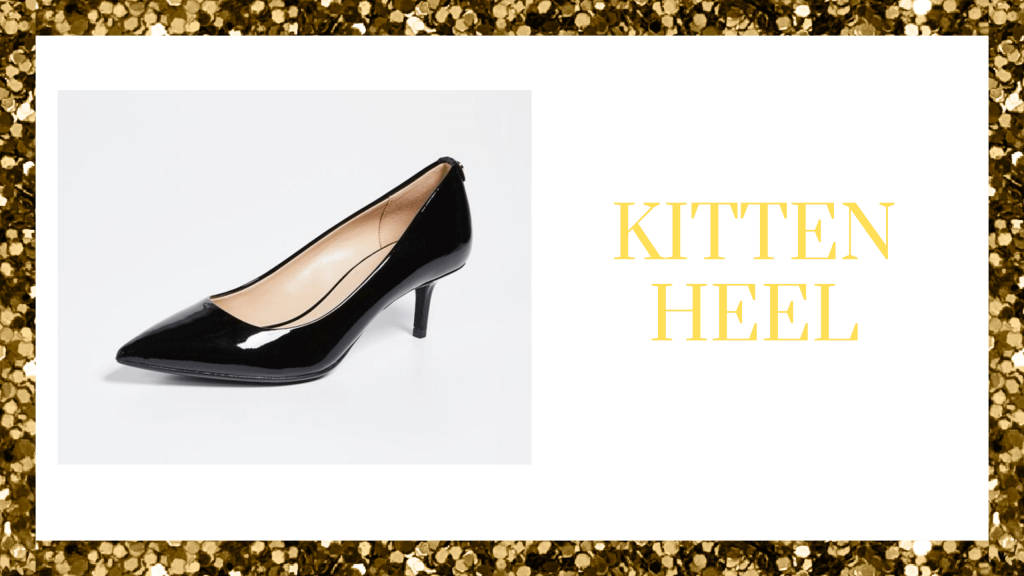 KITTEN HEEL